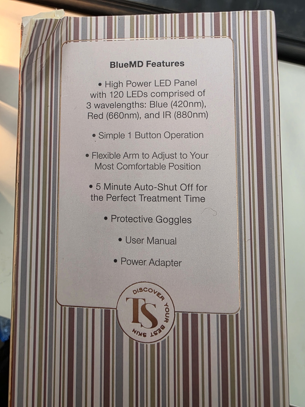 BlueMD Blue LED Light Therapy System - Picture 3 of 3